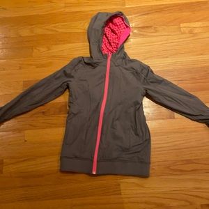 Reversible ivivva jacket. Gray and pink.